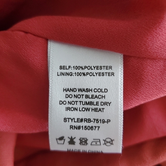 NEW Six Sox One Burnt Red Long Sleeve Romper - Picture 5 of 5